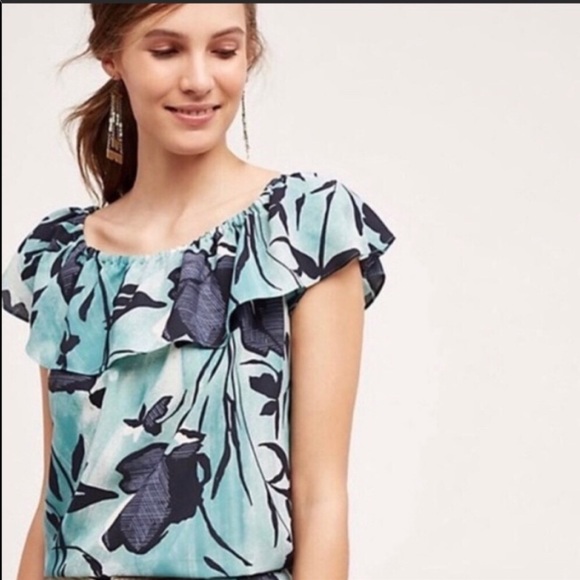 Anthropologie Maeve Island Off The Shoulder Top - Picture 8 of 8